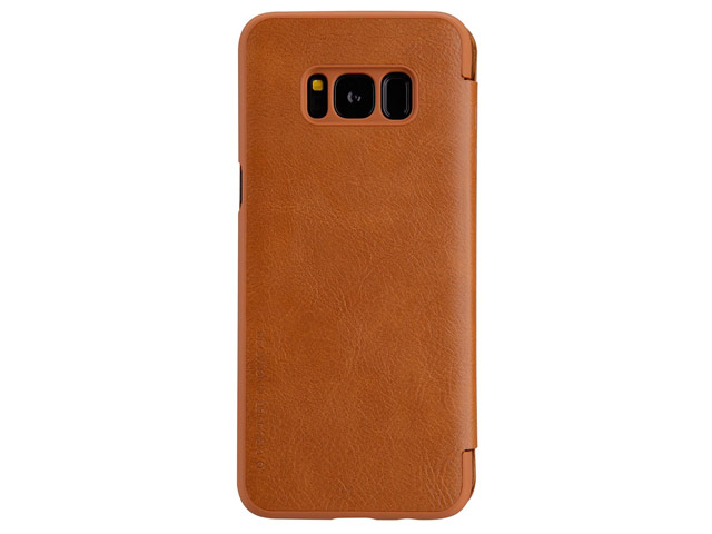 Чехол Nillkin Qin leather case для Samsung Galaxy S8 (коричневый, кожаный)