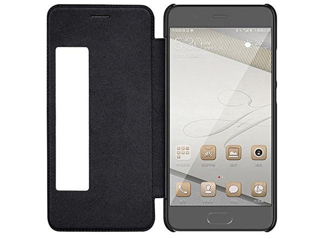 Чехол Nillkin Qin leather case для Huawei P10 plus (черный, кожаный)