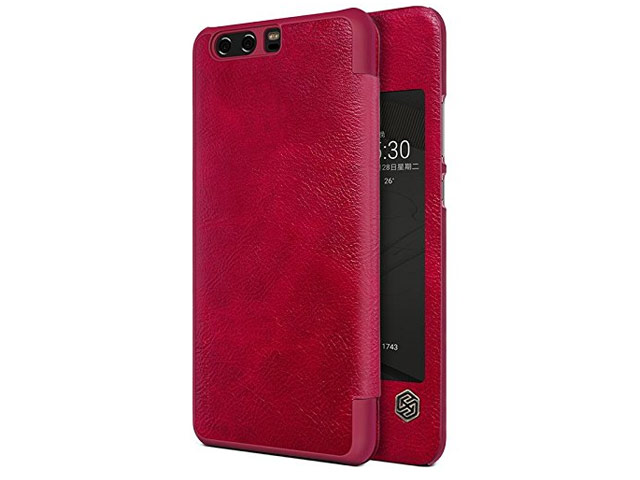 Чехол Nillkin Qin leather case для Huawei P10 plus (красный, кожаный)