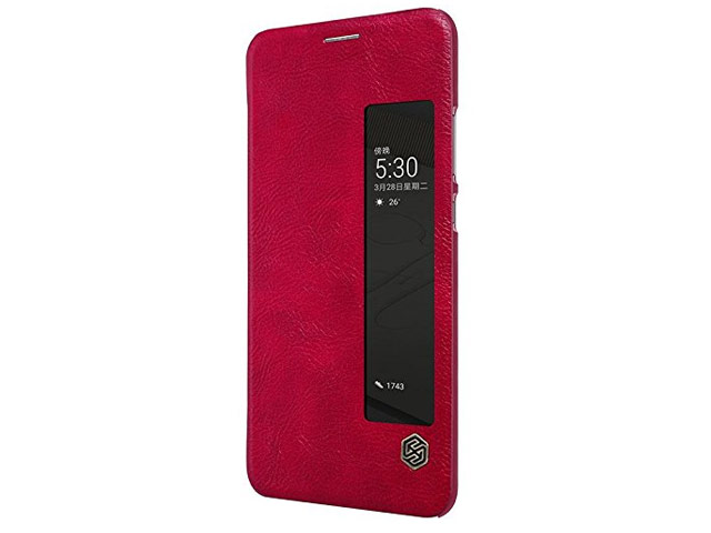 Чехол Nillkin Qin leather case для Huawei P10 plus (красный, кожаный)