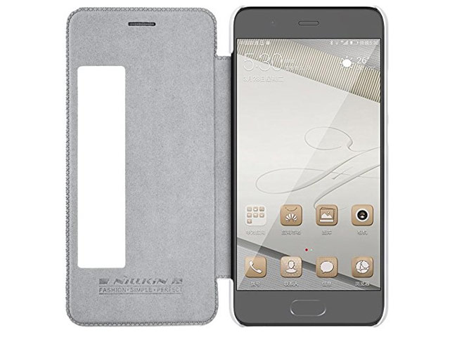 Чехол Nillkin Qin leather case для Huawei P10 plus (белый, кожаный)