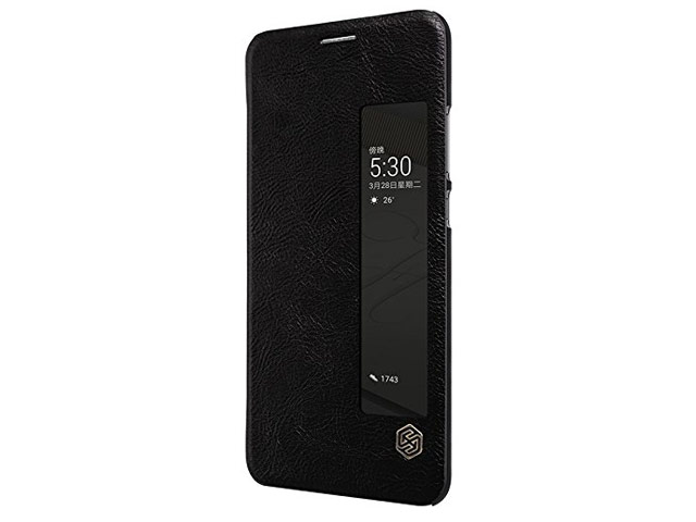 Чехол Nillkin Qin leather case для Huawei P10 (черный, кожаный)