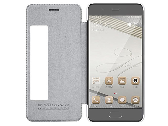 Чехол Nillkin Qin leather case для Huawei P10 (белый, кожаный)