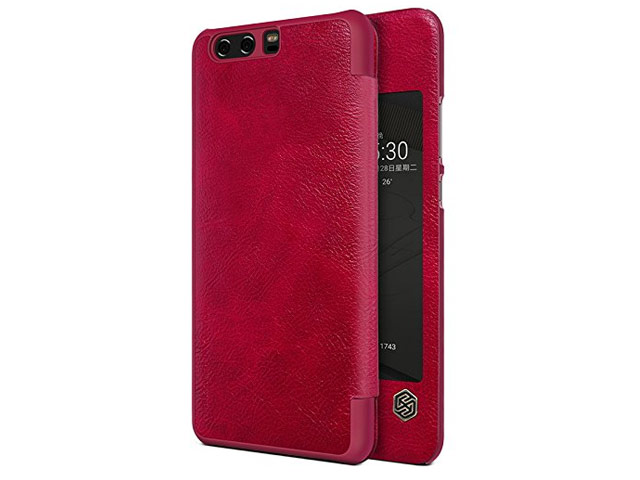 Чехол Nillkin Qin leather case для Huawei P10 (красный, кожаный)