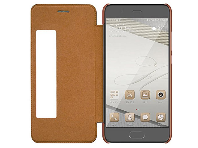 Чехол Nillkin Qin leather case для Huawei P10 (коричневый, кожаный)