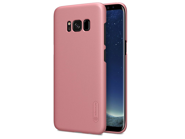 Чехол Nillkin Hard case для Samsung Galaxy S8 plus (розово-золотистый, пластиковый)