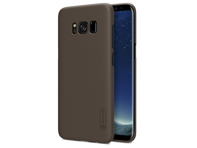 Чехол Nillkin Hard case для Samsung Galaxy S8 plus (темно-коричневый, пластиковый)