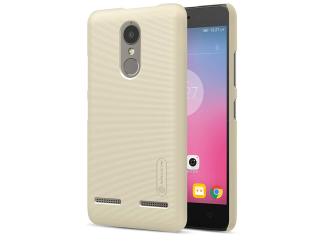 Чехол Nillkin Hard case для Lenovo K6 Power (золотистый, пластиковый)