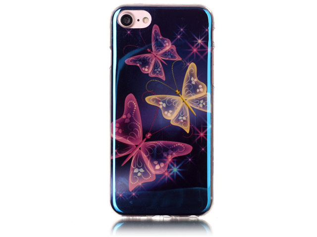Чехол Yotrix CreativeCase для Apple iPhone 7 (Butterflys, гелевый)