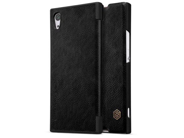 Чехол Nillkin Qin leather case для Sony Xperia XA1 (черный, кожаный)