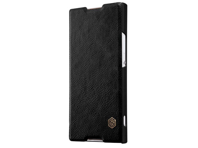 Чехол Nillkin Qin leather case для Sony Xperia XA1 (черный, кожаный)