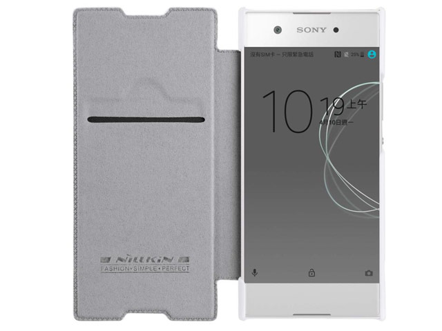 Чехол Nillkin Qin leather case для Sony Xperia XA1 (белый, кожаный)