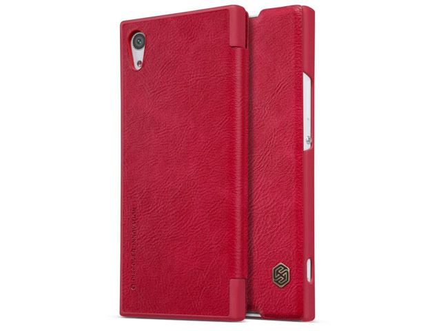Чехол Nillkin Qin leather case для Sony Xperia XA1 (красный, кожаный)