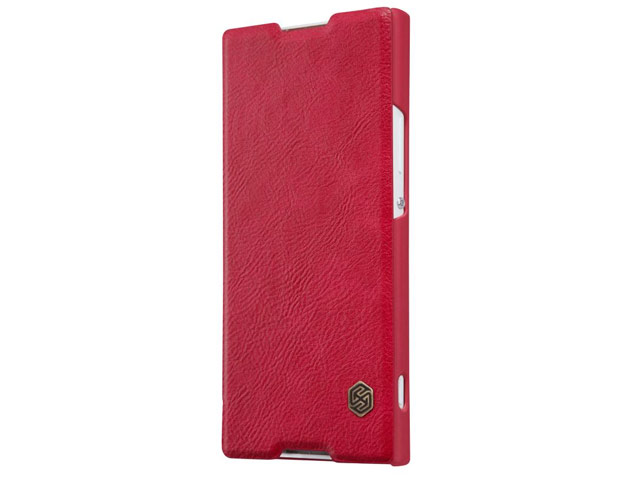 Чехол Nillkin Qin leather case для Sony Xperia XA1 (красный, кожаный)