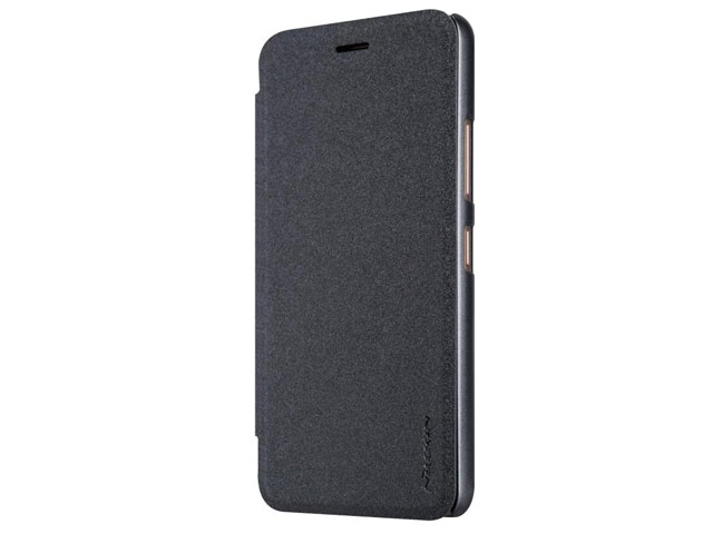 Чехол Nillkin Sparkle Leather Case для Lenovo K6 Power (темно-серый, винилискожа)