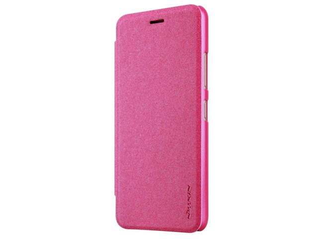 Чехол Nillkin Sparkle Leather Case для Lenovo K6 Power (розовый, винилискожа)