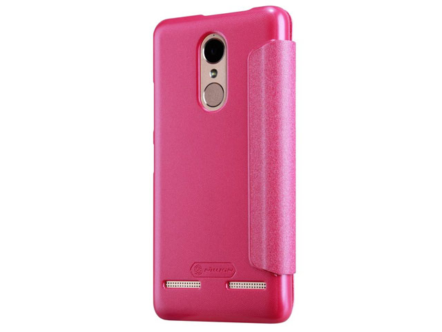 Чехол Nillkin Sparkle Leather Case для Lenovo K6 Power (розовый, винилискожа)
