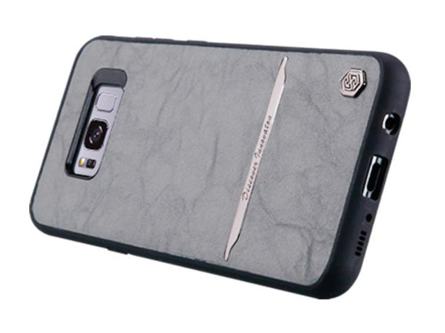 Чехол Nillkin Mercier Case для Samsung Galaxy S8 plus (серый, матерчатый)