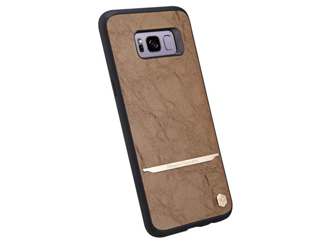 Чехол Nillkin Mercier Case для Samsung Galaxy S8 plus (коричневый, матерчатый)
