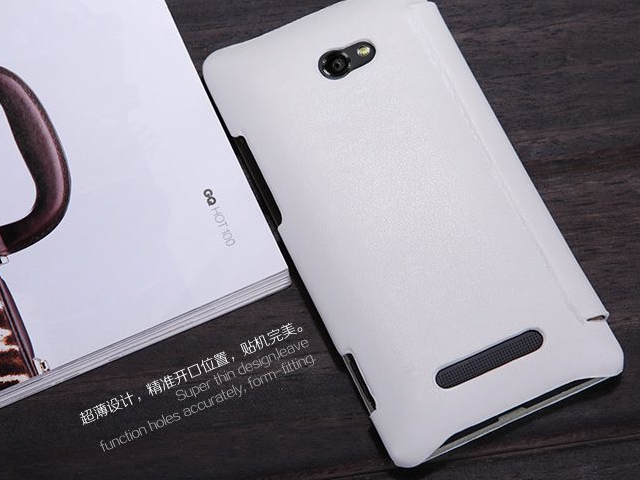 Чехол Nillkin Side leather case для HTC Windows Phone 8X (белый, кожанный)