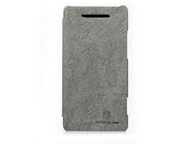 Чехол Nillkin Tree-texture Leather Case для HTC Windows Phone 8X (серый, кожанный)