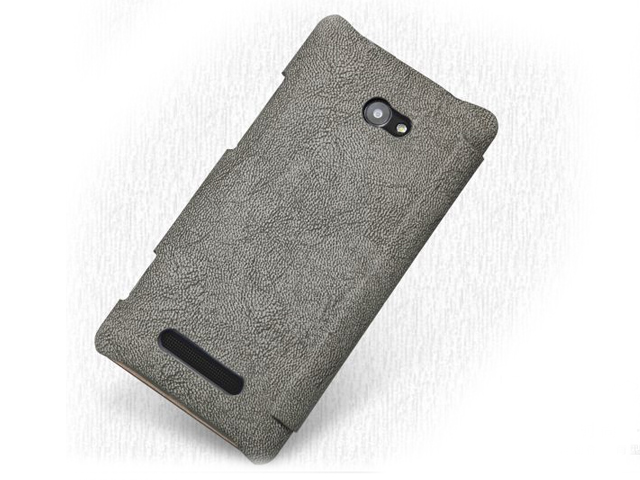 Чехол Nillkin Tree-texture Leather Case для HTC Windows Phone 8X (серый, кожанный)