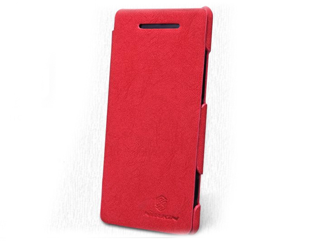 Чехол Nillkin Tree-texture Leather Case для HTC Windows Phone 8X (красный, кожанный)