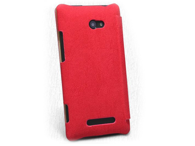 Чехол Nillkin Tree-texture Leather Case для HTC Windows Phone 8X (красный, кожанный)