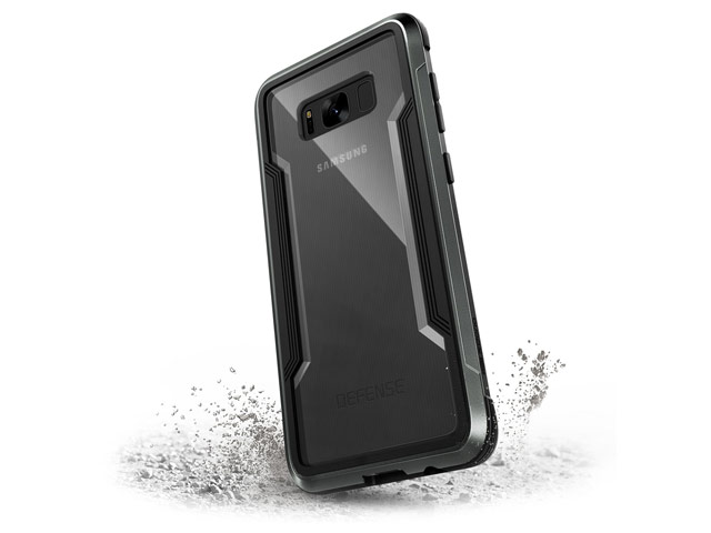 Чехол X-doria Defense Shield для Samsung Galaxy S8 plus (черный, маталлический)