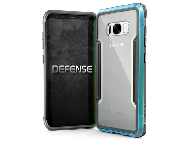 Чехол X-doria Defense Shield для Samsung Galaxy S8 (голубой, маталлический)