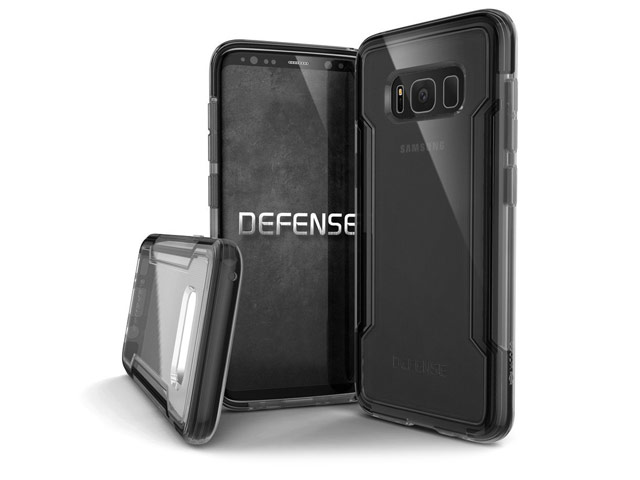 Чехол X-doria Defense Clear для Samsung Galaxy S8 plus (черный, пластиковый)