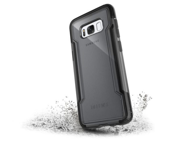 Чехол X-doria Defense Clear для Samsung Galaxy S8 (черный, пластиковый)