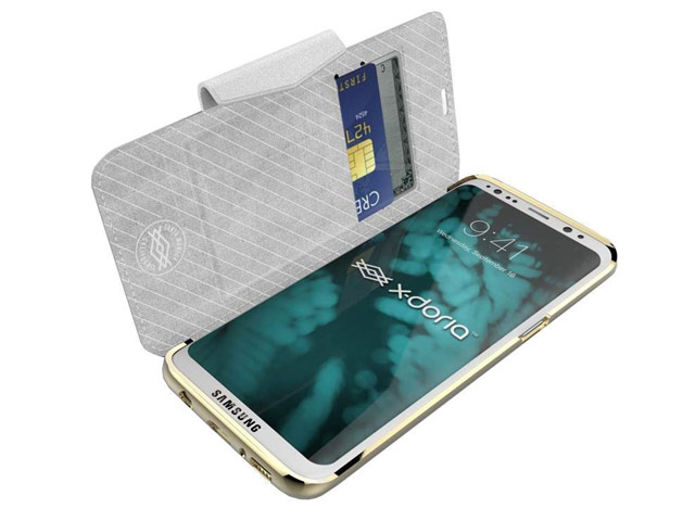 Чехол X-doria Engage Folio case для Samsung Galaxy S8 plus (белый, кожаный)