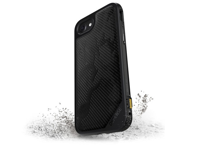 Чехол X-doria Defense Lux для Apple iPhone 7 (Black Desert Camo, маталлический)
