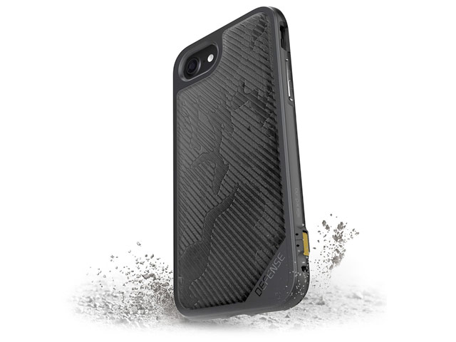 Чехол X-doria Defense Lux для Apple iPhone 7 (Gray Desert Camo, маталлический)