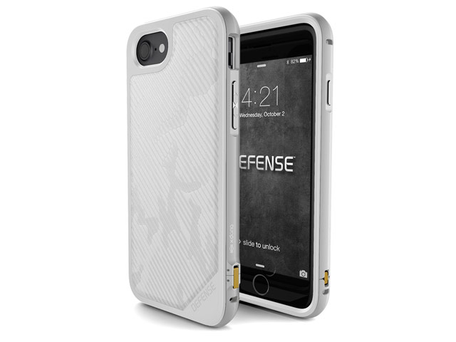 Чехол X-doria Defense Lux для Apple iPhone 7 (White Desert Camo, маталлический)