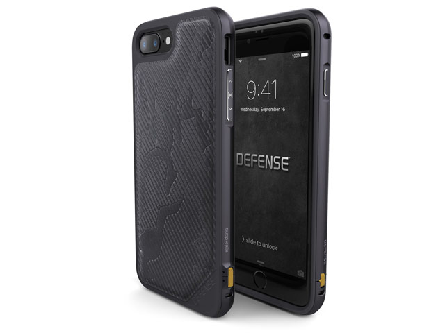 Чехол X-doria Defense Lux для Apple iPhone 7 plus (Gray Desert Camo, маталлический)