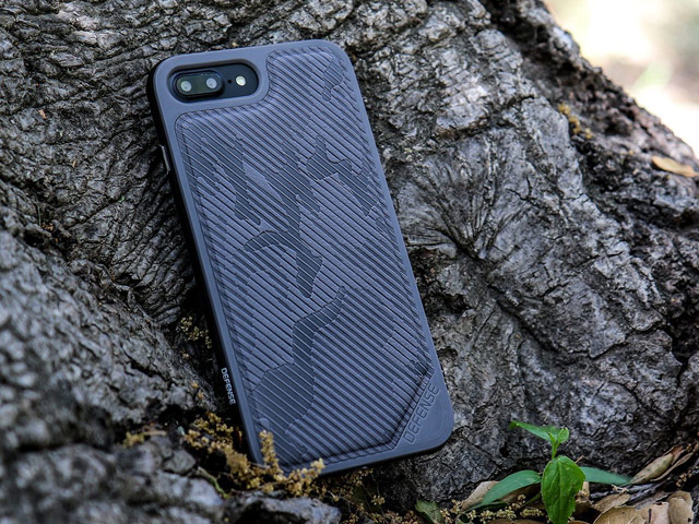 Чехол X-doria Defense Lux для Apple iPhone 7 plus (Gray Desert Camo, маталлический)