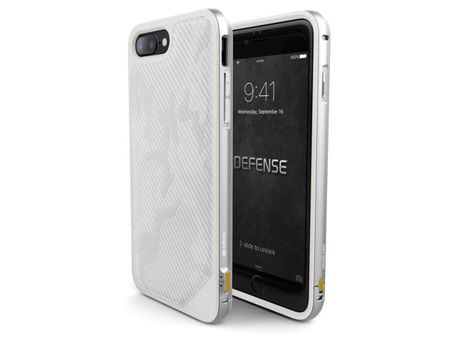 Чехол X-doria Defense Lux для Apple iPhone 7 plus (White Desert Camo, маталлический)