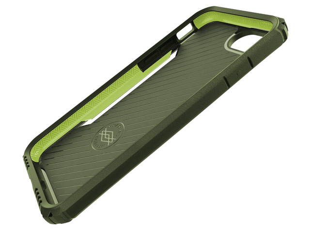 Чехол X-doria Defense Gear для Apple iPhone 7 plus (Green Digital Camo, маталлический)