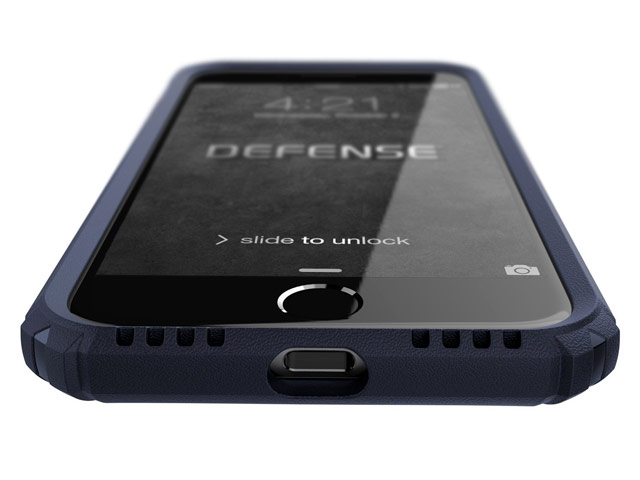 Чехол X-doria Defense Gear для Apple iPhone 7 plus (Blue Digital Camo, маталлический)