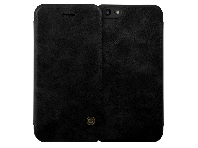 Чехол G-Case Business Series для Apple iPhone 7 (черный, кожаный)