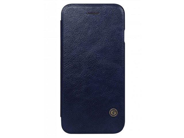 Чехол G-Case Business Series для Apple iPhone 7 (синий, кожаный)