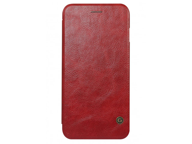 Чехол G-Case Business Series для Apple iPhone 7 plus (красный, кожаный)