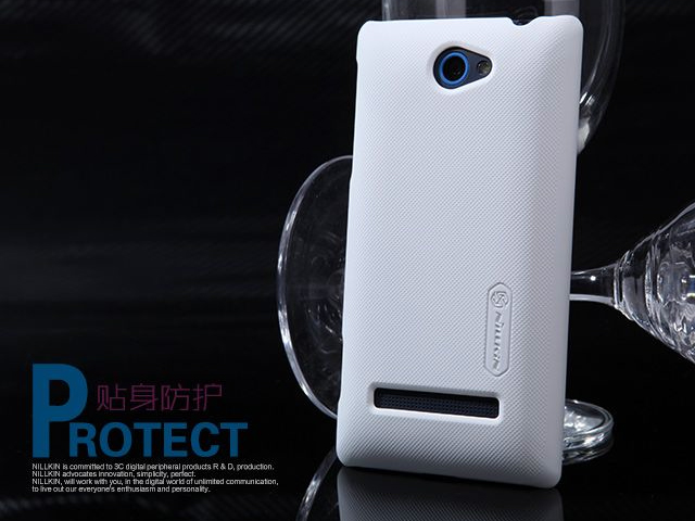 Чехол Nillkin Hard case для HTC Windows Phone 8S (белый, пластиковый)