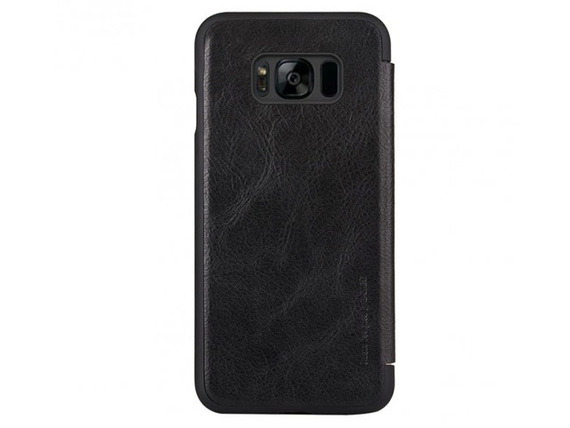 Чехол G-Case Business Series для Samsung Galaxy S8 (черный, кожаный)