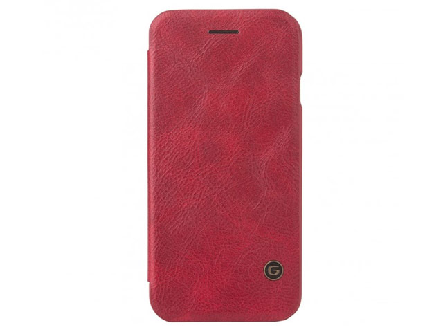 Чехол G-Case Business Series для Samsung Galaxy S8 (красный, кожаный)