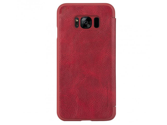 Чехол G-Case Business Series для Samsung Galaxy S8 (красный, кожаный)