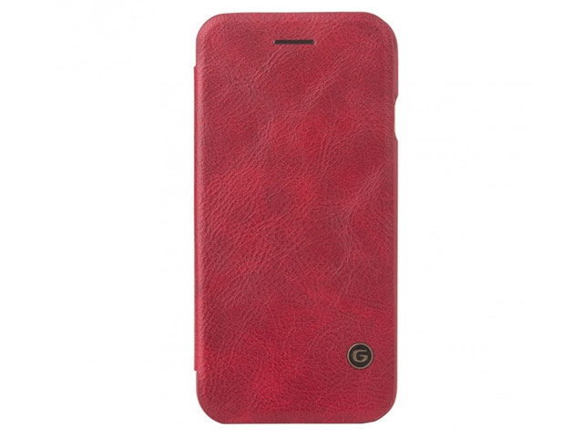 Чехол G-Case Business Series для Samsung Galaxy S8 plus (красный, кожаный)