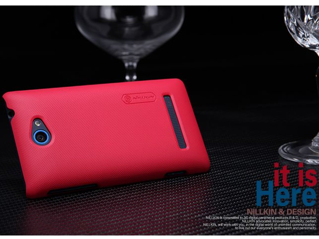 Чехол Nillkin Hard case для HTC Windows Phone 8S (красный, пластиковый)